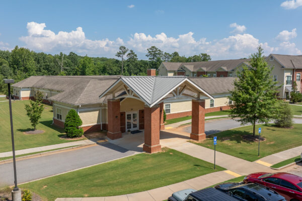 Exterior Drone Shot Senior Living Community Photographer Nationwide by Keynote