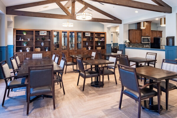 Memory Care Dining Room Photography Real Estate by Keynote Creative