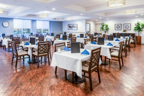 Senior Living Dining Room Assisted Living Photography in California